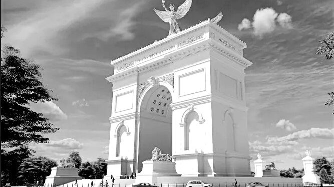 Trump unveils grand vision for Washington triumphal arch, “Arc de Trump”