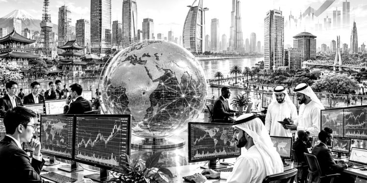 Asian, Arab and African markets close cautiously as investors monitor oil, inflation and global growth