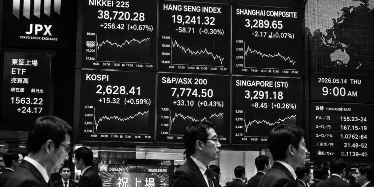 Asian markets opened mixed as investors weighed inflation and trade signals