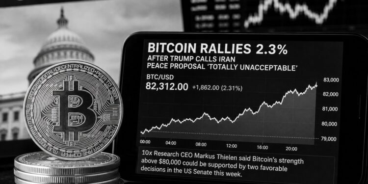 Bitcoin surges after Trump rejects Iran proposal as investors eye US crypto policy