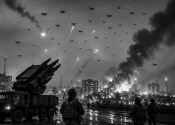 Massive drone assault deepens pressure on Russia