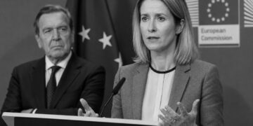 Kallas rejects Schröder mediation role and warns of expanding Russian influence in Europe