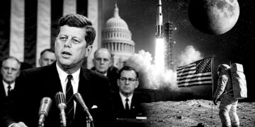 On this day in 1961: U.S. President John F. Kennedy committed the United States to land a man on the Moon by the end of the decade