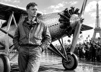 On this day in 1927: Charles Lindbergh completed the first nonstop solo flight across the Atlantic Ocean