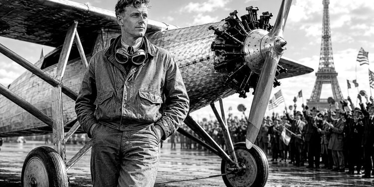On this day in 1927: Charles Lindbergh completed the first nonstop solo flight across the Atlantic Ocean