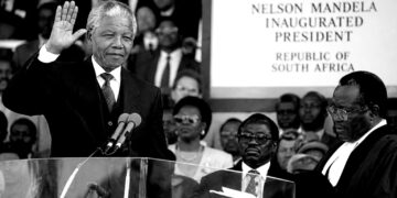 On this day in 1994: Nelson Mandela became the first Black president of South Africa.