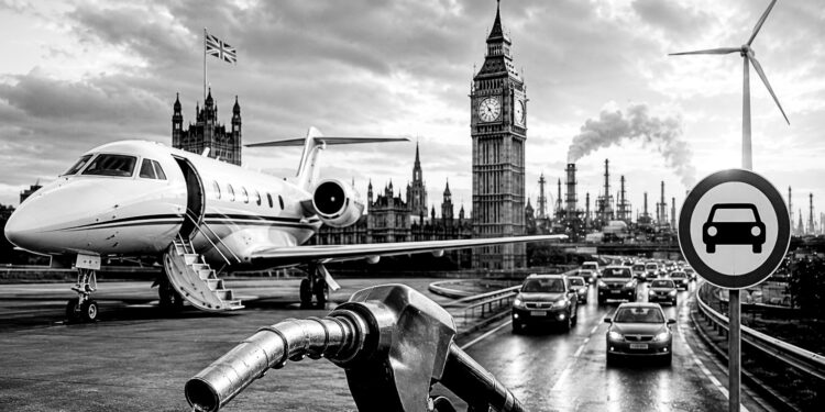 Campaigners urge UK to ban private jets amid growing fuel crisis fears