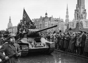 The Soviet Red Army invaded Latvia, which led to the incorporation of the country into the U.S.S.R.