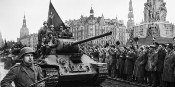 The Soviet Red Army invaded Latvia, which led to the incorporation of the country into the U.S.S.R.