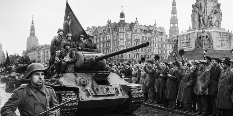 The Soviet Red Army invaded Latvia, which led to the incorporation of the country into the U.S.S.R.