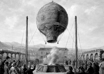 On this day in 1783: Joseph-Michel and Jacques-Étienne Montgolfier launched an uncrewed hot-air balloon