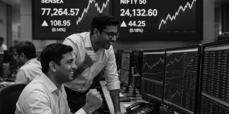 Indian markets rebound as investors shake off early weakness