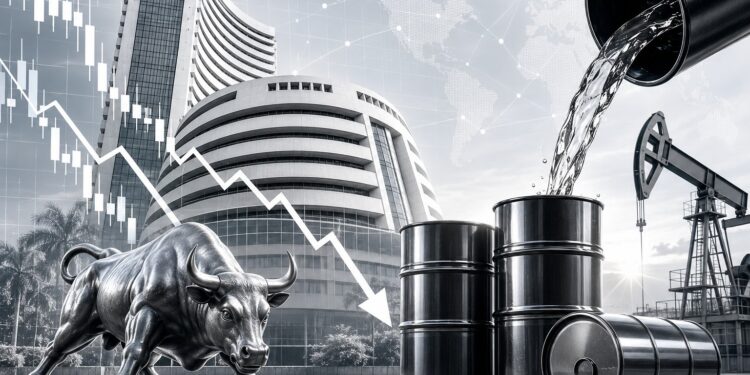 Indian stocks fall as oil surge and rate concerns unsettle investors