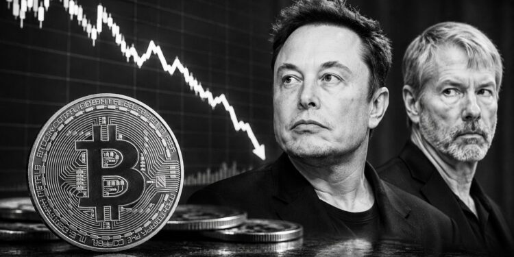 Why Bitcoin has fallen 50% — and how Musk and Saylor became victims of the downturn