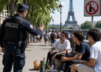 Paris bans public alcohol consumption as hospitals buckle under record heatwave