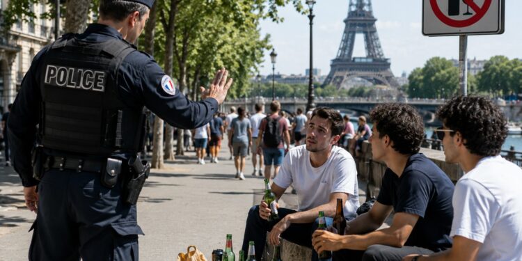 Paris bans public alcohol consumption as hospitals buckle under record heatwave