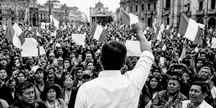 Leftist Sánchez takes early lead in deeply polarised Peru election