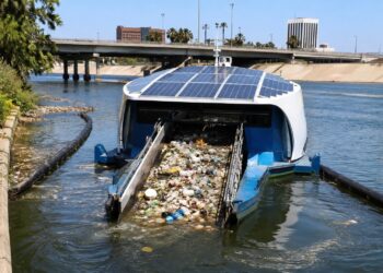 Solar-powered vessel tackles plastic pollution before it reaches the Pacific