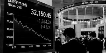 Tokyo stocks tumble as global tech sell-off rattles investors