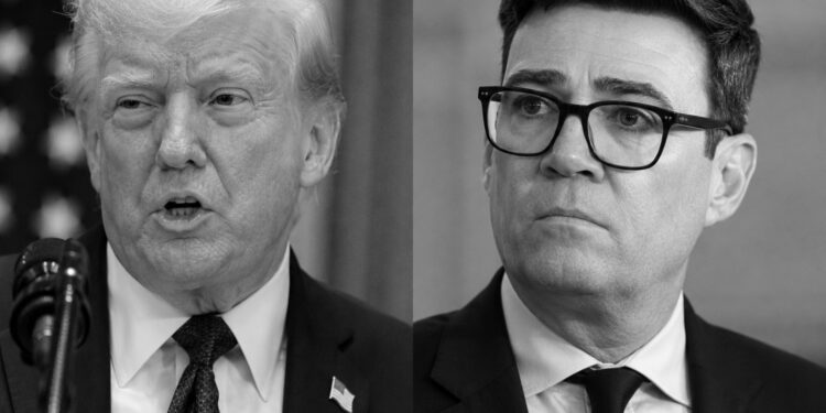 ‘I hear he’s very liberal’: Trump comments on Andy Burnham and North Sea energy policy
