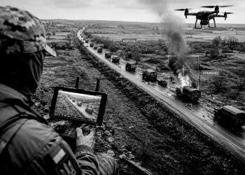 ‘Highway of death’: Ukrainian drone campaign disrupts Russian supply routes