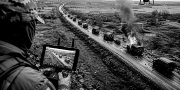 ‘Highway of death’: Ukrainian drone campaign disrupts Russian supply routes