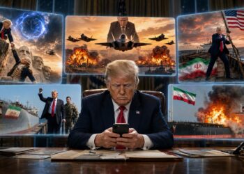 Trump floods Truth Social with surreal AI images and 2028 fantasies