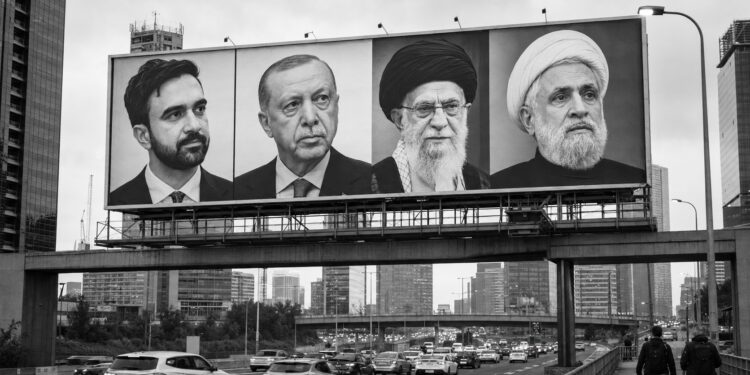 Likud billboard places Mamdani beside Iran and Hezbollah leaders