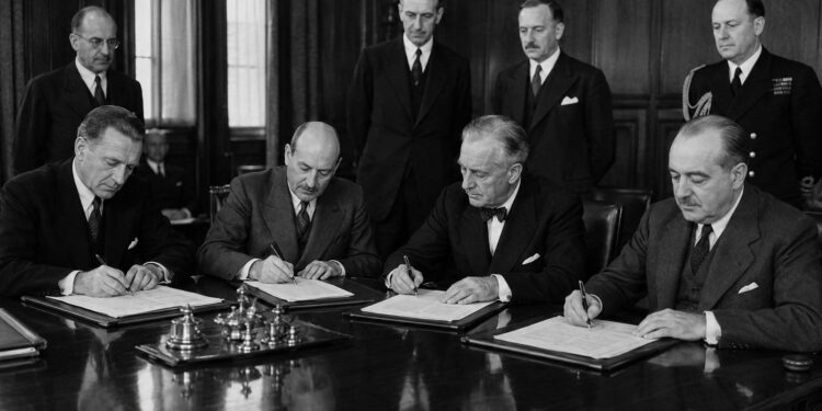 On this day in 1945: The United States, the Soviet Union, the United Kingdom, and France signed the London Agreement