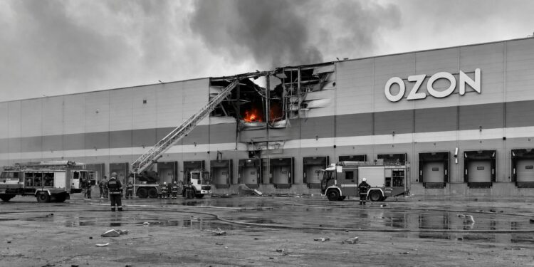 Ozon shares collapse as Ukraine widens drone war on Russian retail