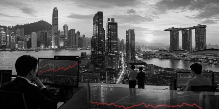 Singapore edges higher as banks steady the market