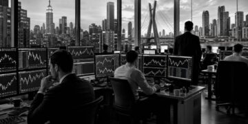 Wall Street steadies near record as Brazil extends sell-off