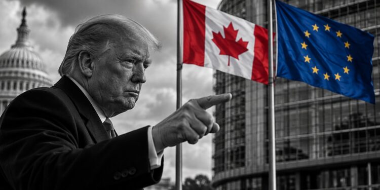 Trump warns Europe over plan to bring Canada closer to the EU