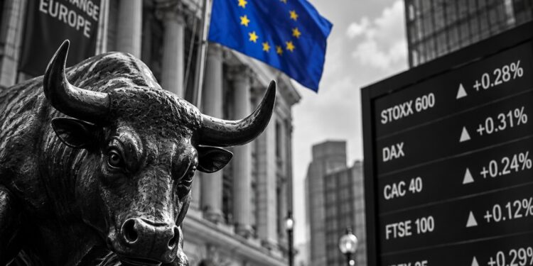European markets set for positive Friday as rate fears ease