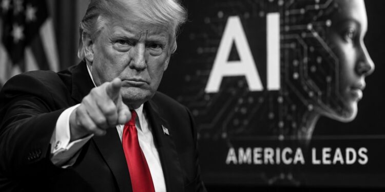 Trump says AI fears are a hoax – and America must keep going