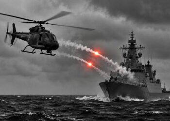 Russian warship fires flares at Danish helicopter as NATO downs drone over Lithuania