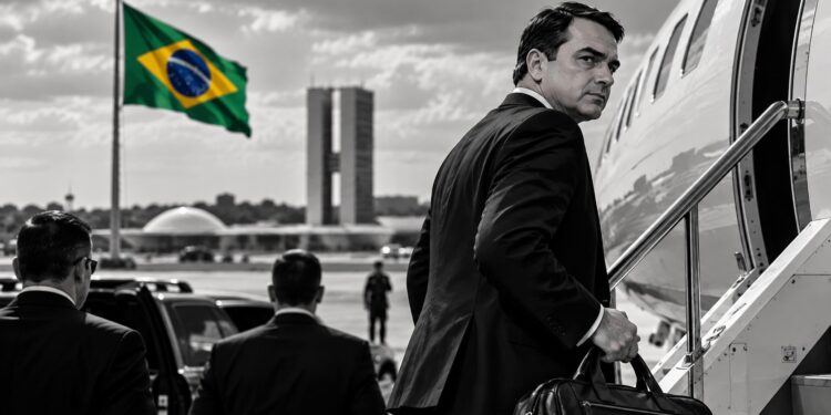 Flávio Bolsonaro flees Brazil