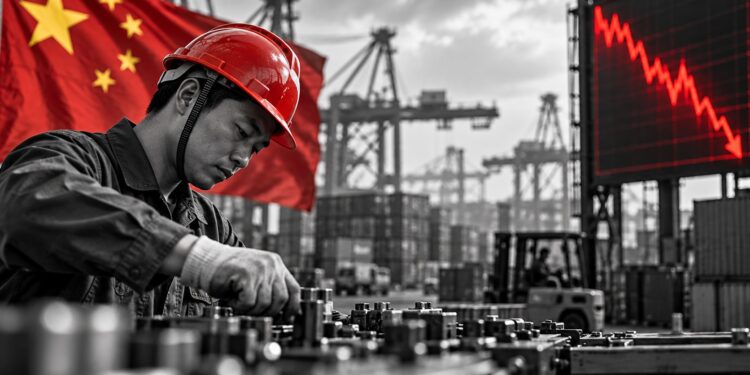 China’s factory activity contracts as economic slowdown raises fresh concerns over growth