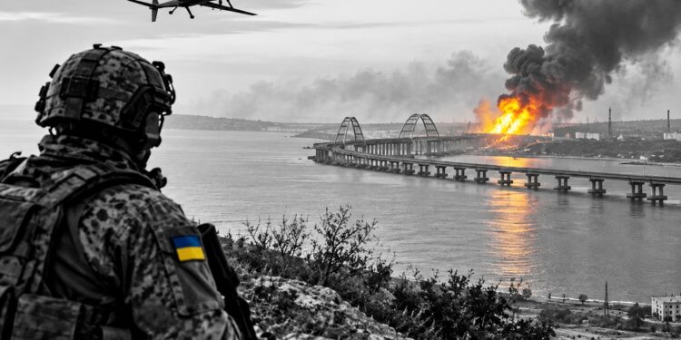 Ukraine strikes occupied Crimea as Britain and France stage major Nato military exercise