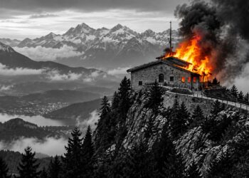 Fire engulfs Hitler’s historic Eagle’s Nest in the Bavarian Alps
