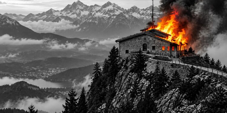 Fire engulfs Hitler’s historic Eagle’s Nest in the Bavarian Alps