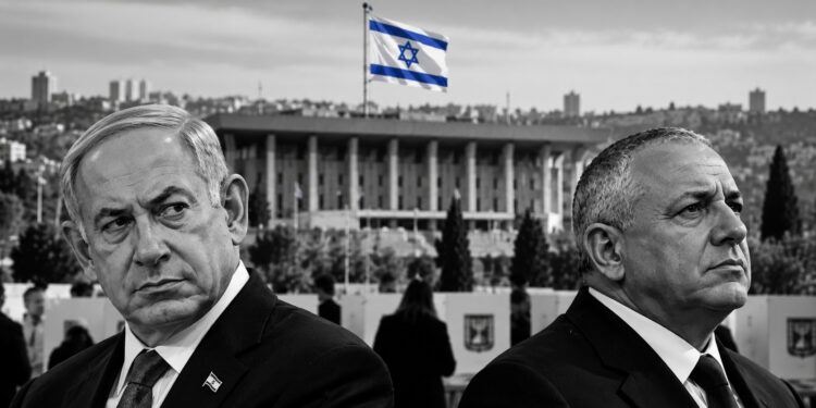 Israel faces political deadlock as Netanyahu and Eisenkot emerge tied in election exit polls