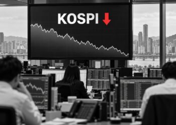 Kospi leads Asian market slide as AI concerns hit technology shares