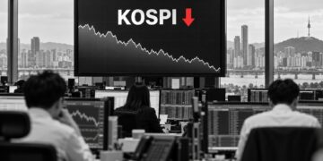Kospi leads Asian market slide as AI concerns hit technology shares