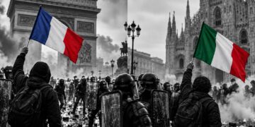 Europe’s protest wave: One headline, two different stories