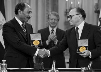On this day in 1978: Anwar Sadat and Menachem Begin awarded Nobel Peace Prize
