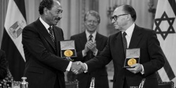 On this day in 1978: Anwar Sadat and Menachem Begin awarded Nobel Peace Prize