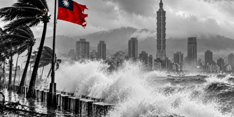 Typhoon Champi leaves one dead and more than 500 injured in Taiwan as storm heads towards China