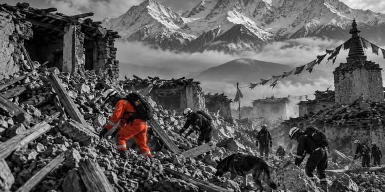 Magnitude-7 earthquake strikes Tibet, killing at least 16 and destroying hundreds of homes