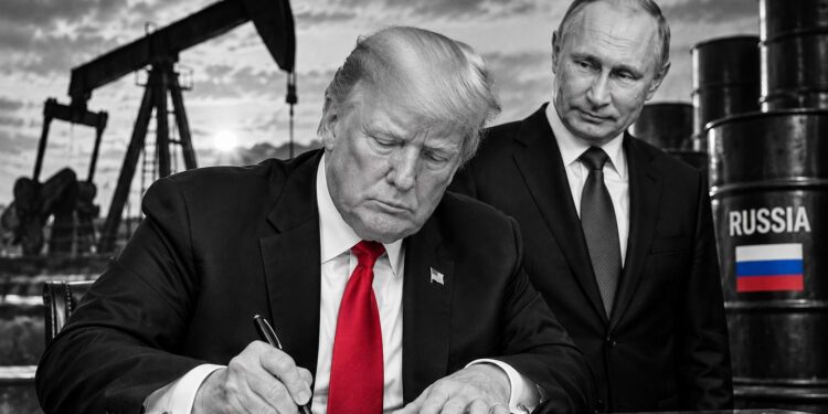Trump signs presidential order suspending Russian sanctions following oil deal with Putin
